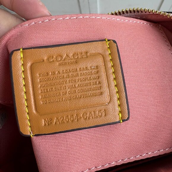 Coach Teri Shoulder Bag In Signature Canvas - Picture 8 of 9